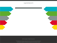Tablet Screenshot of ogeneral.com